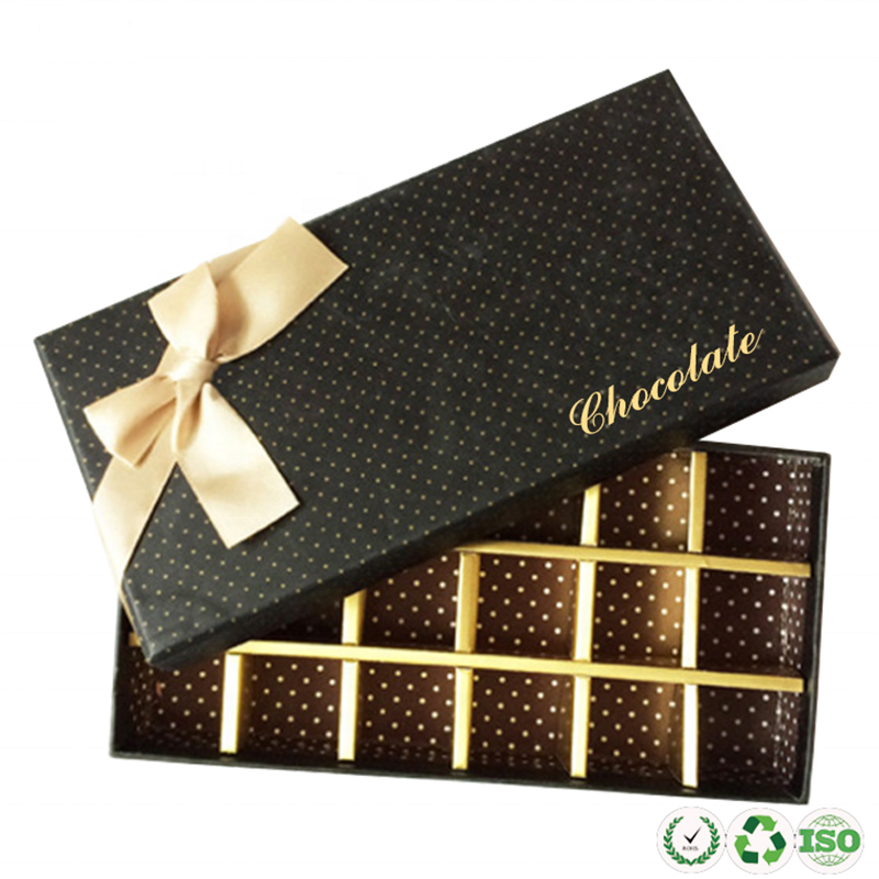 Ambalaj cu cutie cadou cu bomboane de ciocolată personalizată